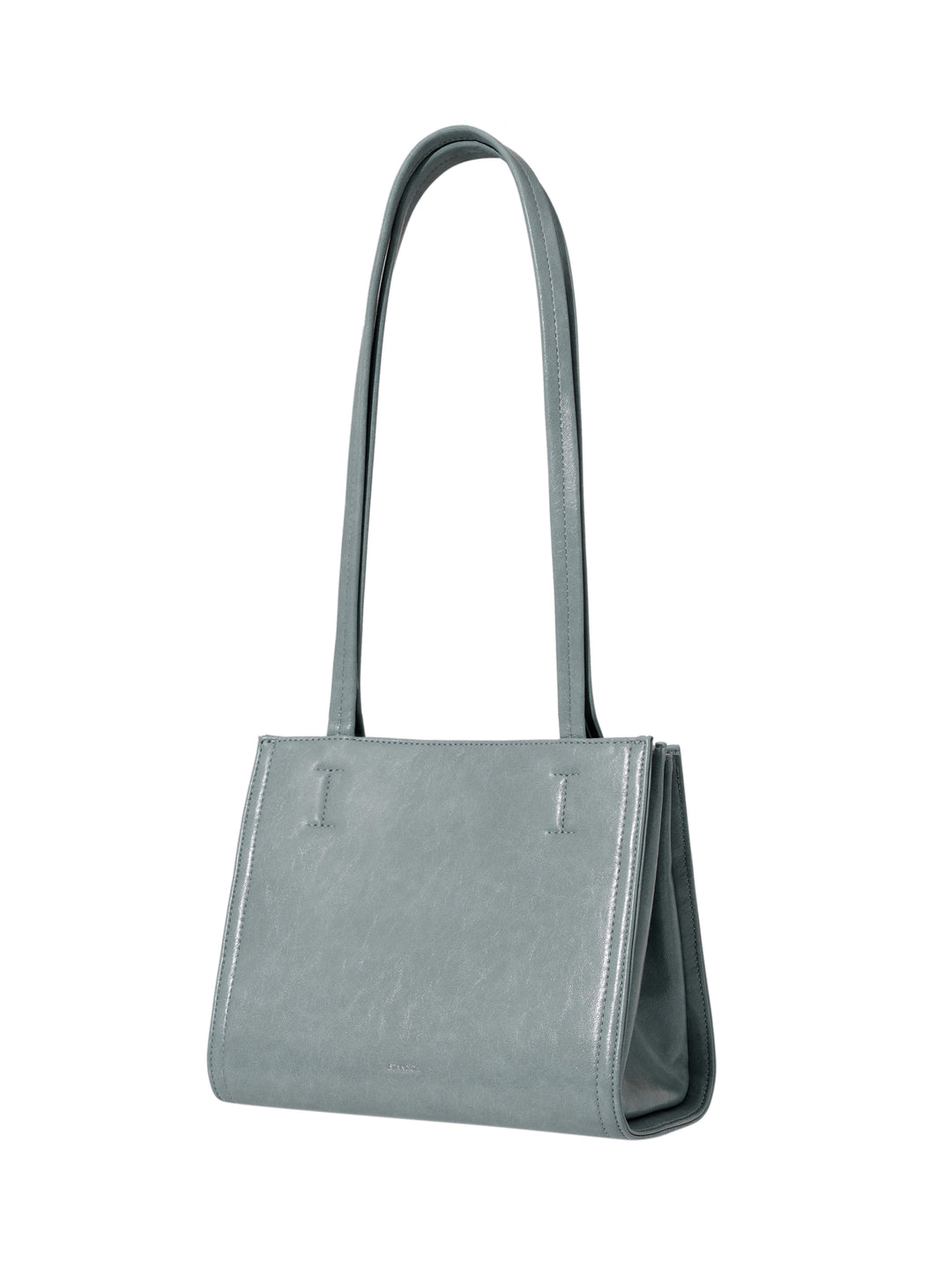 Stand Oil Oblong Mini Bag — Denim Blue