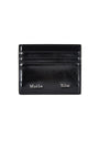 Matin Kim Steel Logo Card Wallet — Black