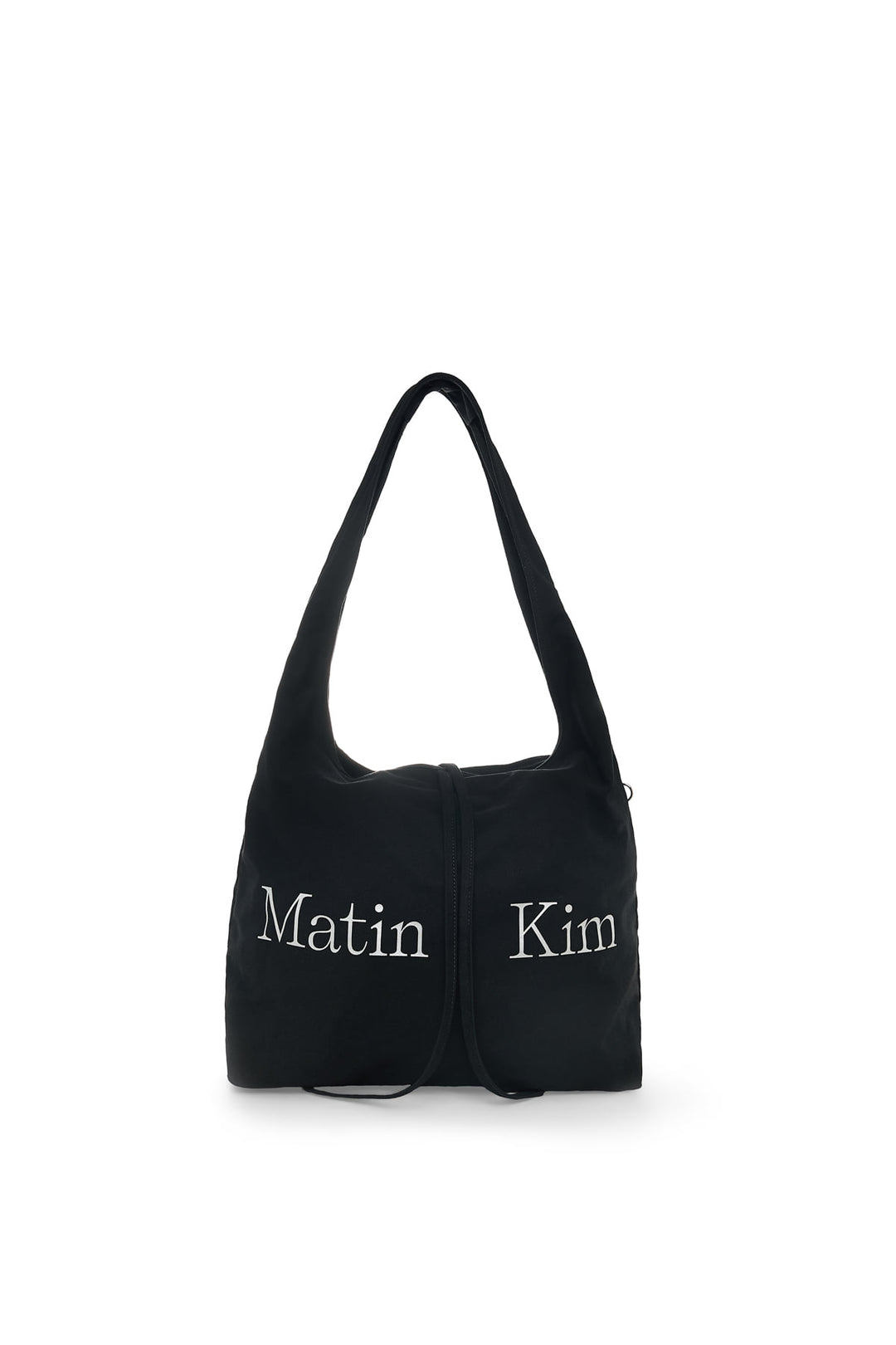 Matin Kim Logo Point Round Ecobag — Black
