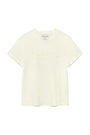 Matin Kim Applique Logo Patch Top — Cream