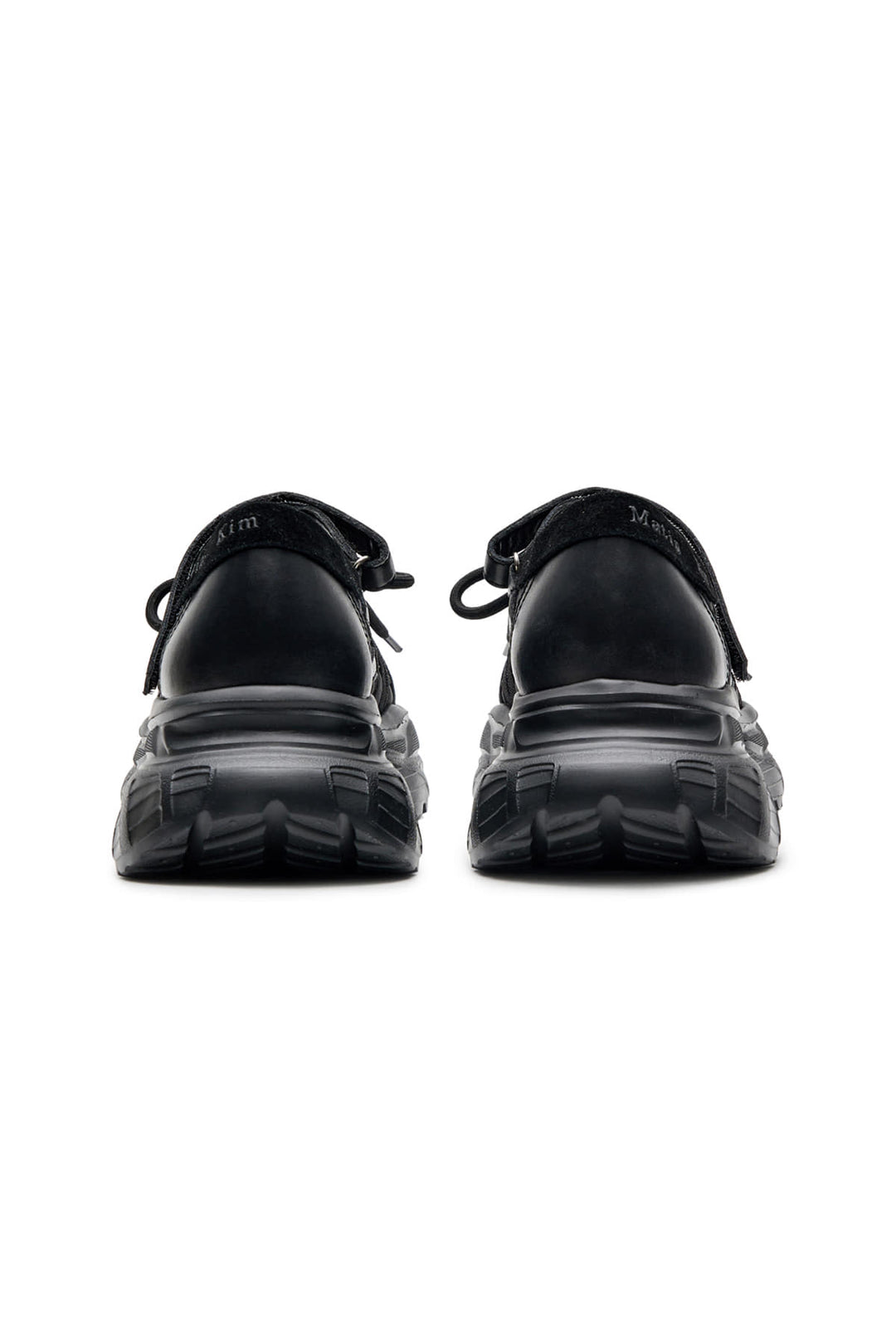 Matin Kim Lace Up Chunky Ballet Sneaker — Black