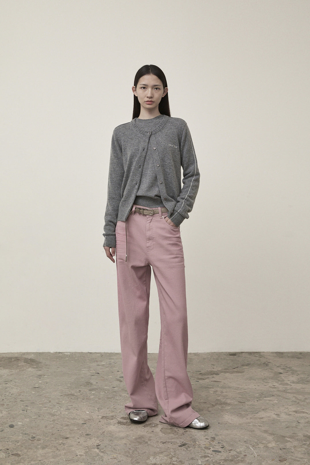 Matin Kim Color Point Washed Denim — Pink