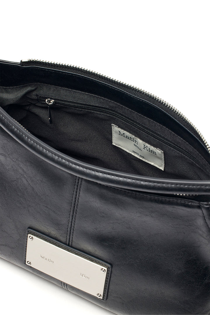 Matin Kim Side Zipper Two Way Bag — Black