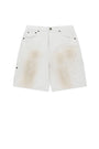 Matin Kim Carpenter Bermuda Denim — White