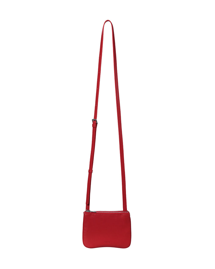 Stand Oil Cookie Accordion Bag — Red