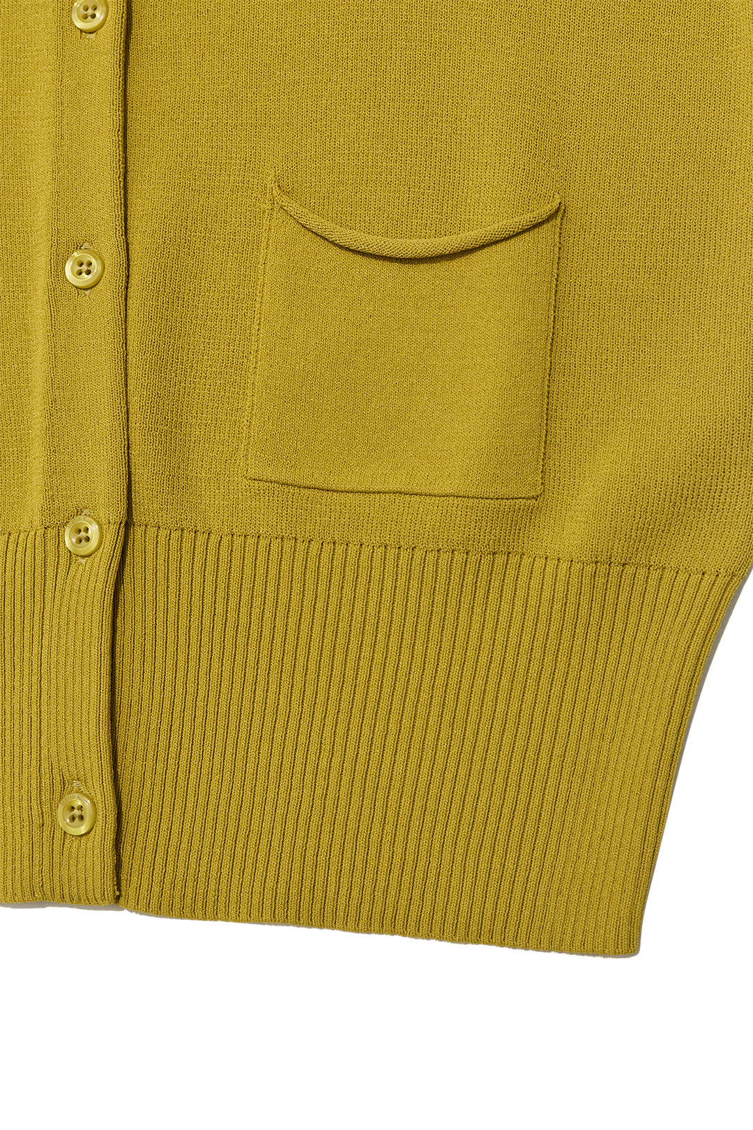 Matin Kim Pocket Point Half Cardigan — Olive