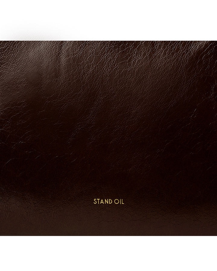 Stand Oil Oblong Tiny Shoulder Bag — Maroon