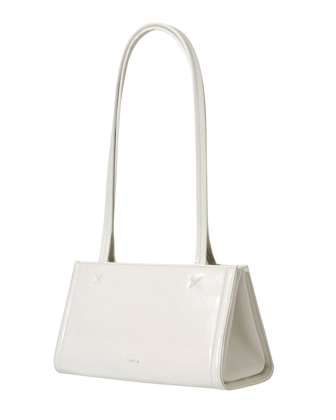 Stand Oil Oblong Tiny Shoulder Bag — Cream
