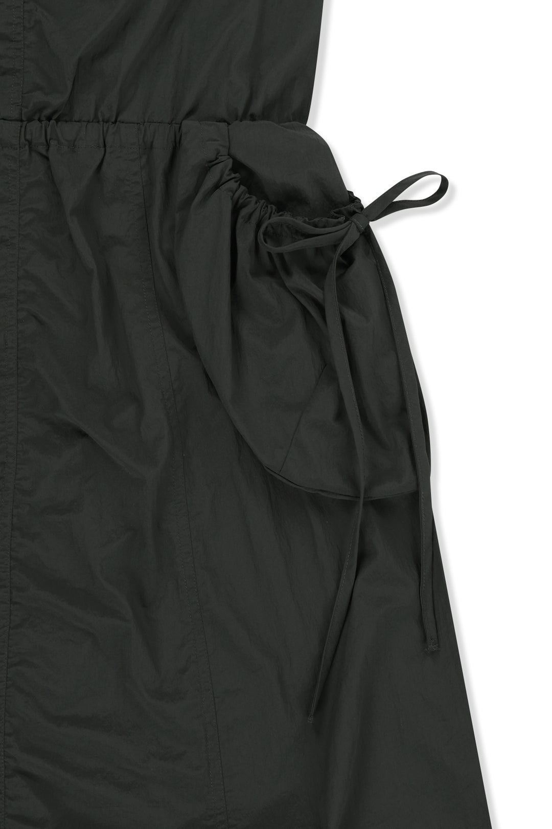 Matin Kim Strap Detail Sleeveless Utility Dress — Charcoal