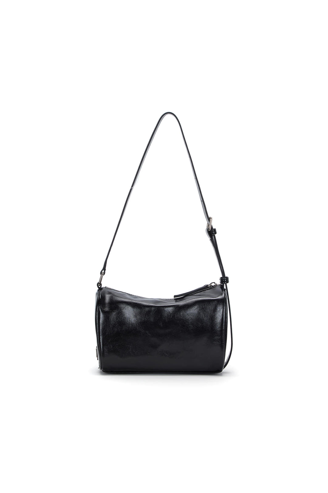 Matin Kim Front Shirring Ribbon Mini Bag — Black