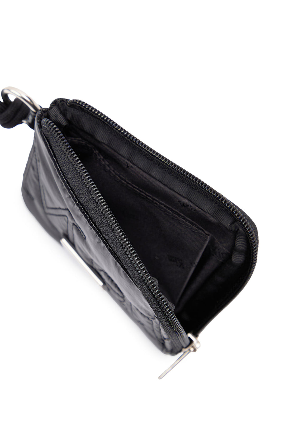 Matin Kim Logo Stitch Sporty Wallet — Black