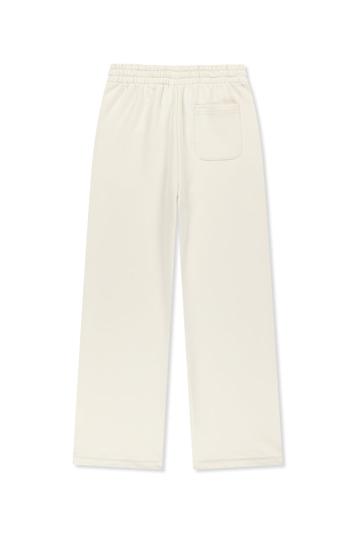 Matin Kim Essential Logo Sweatpants — Ivory