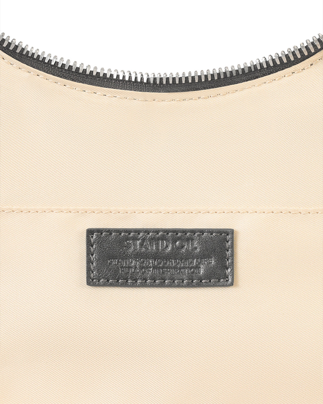 Stand Oil Tovi Bag — Half-Moon Tote — Metallic Gray