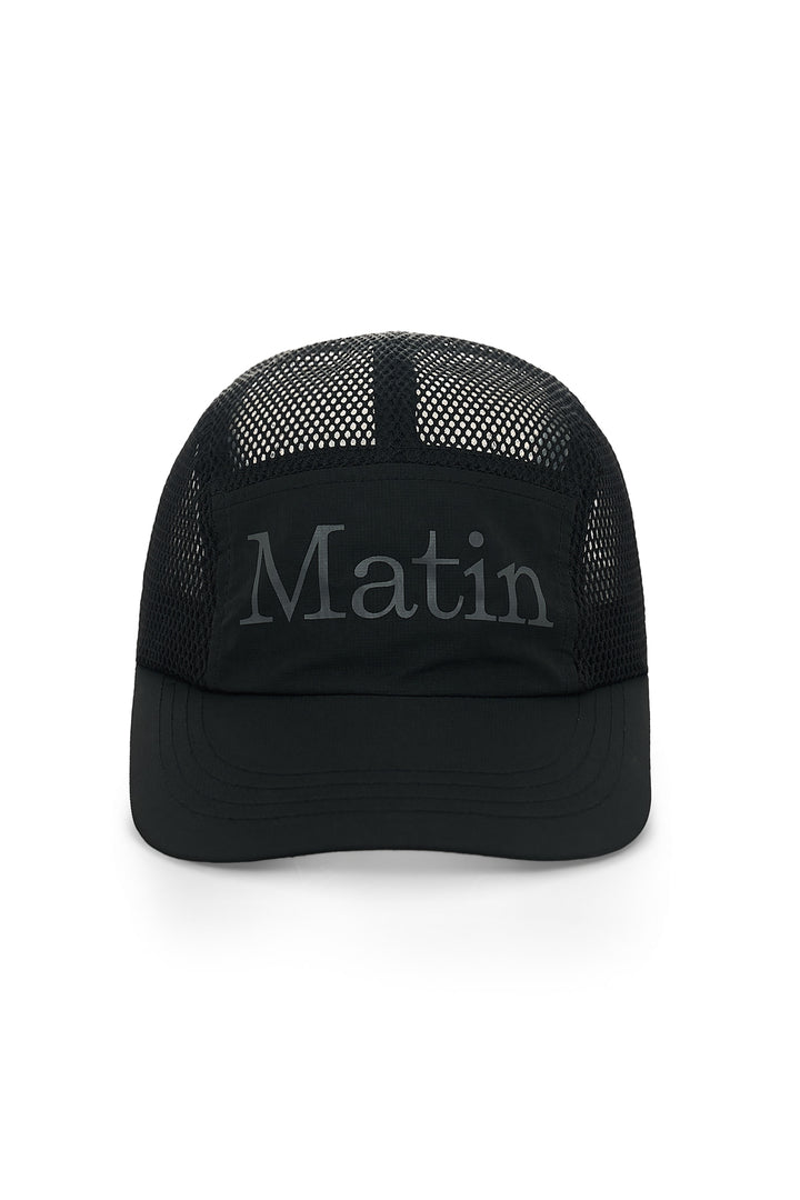 Matin Kim Light Mesh Cap — Black