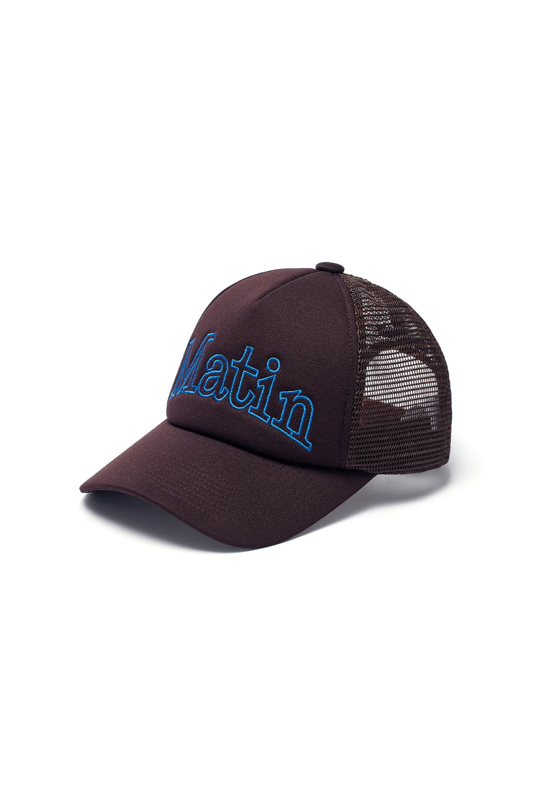 Matin Kim Mesh Trucker Ball Cap — Brown