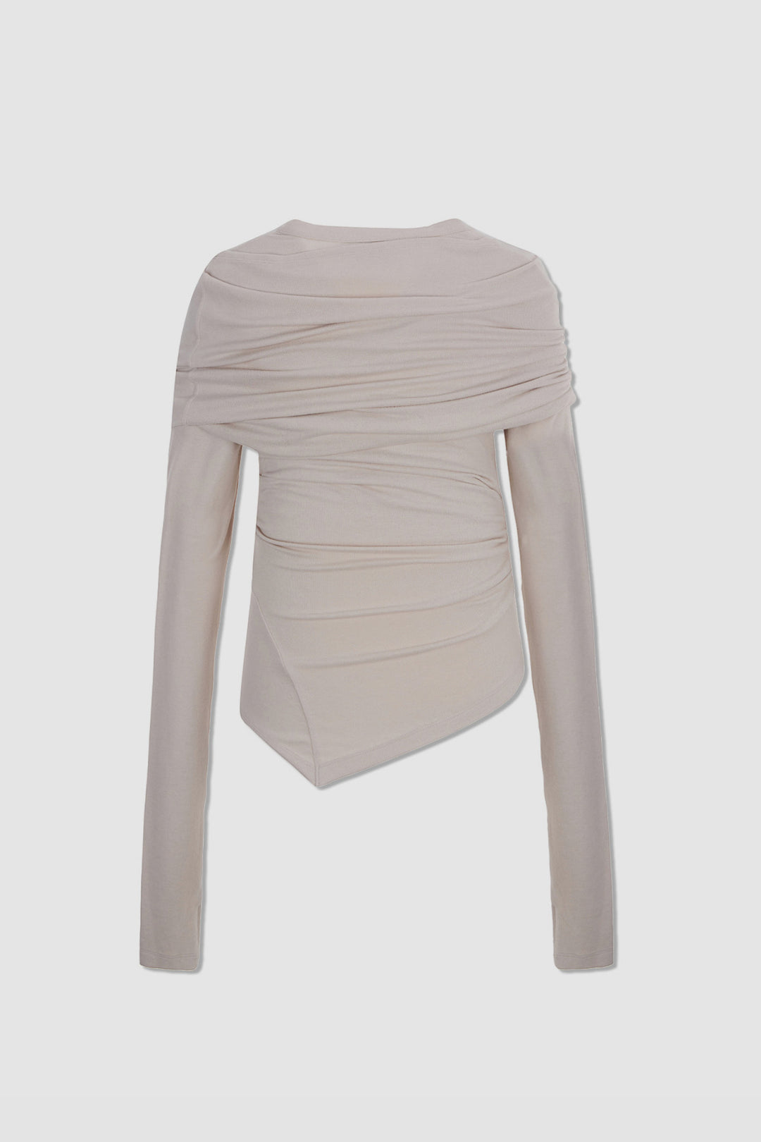 KIMMATIN Off-Shoulder Detail Top Light — Beige