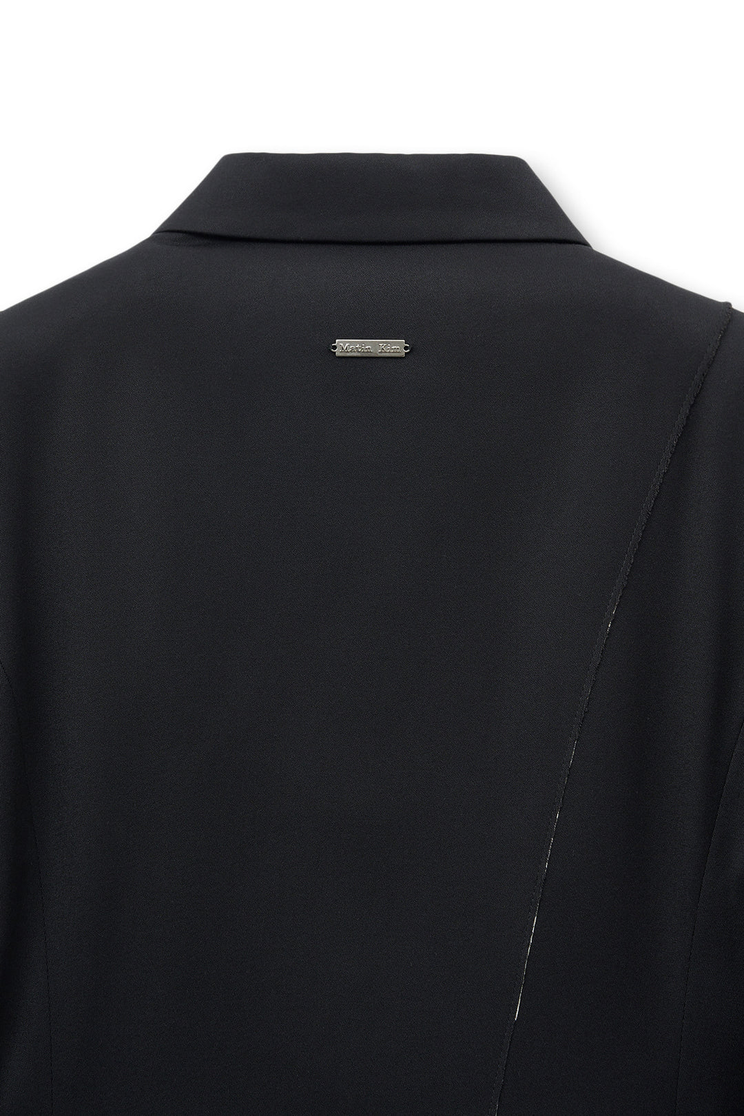 Matin Kim Cut Out Point String Blazer — Black
