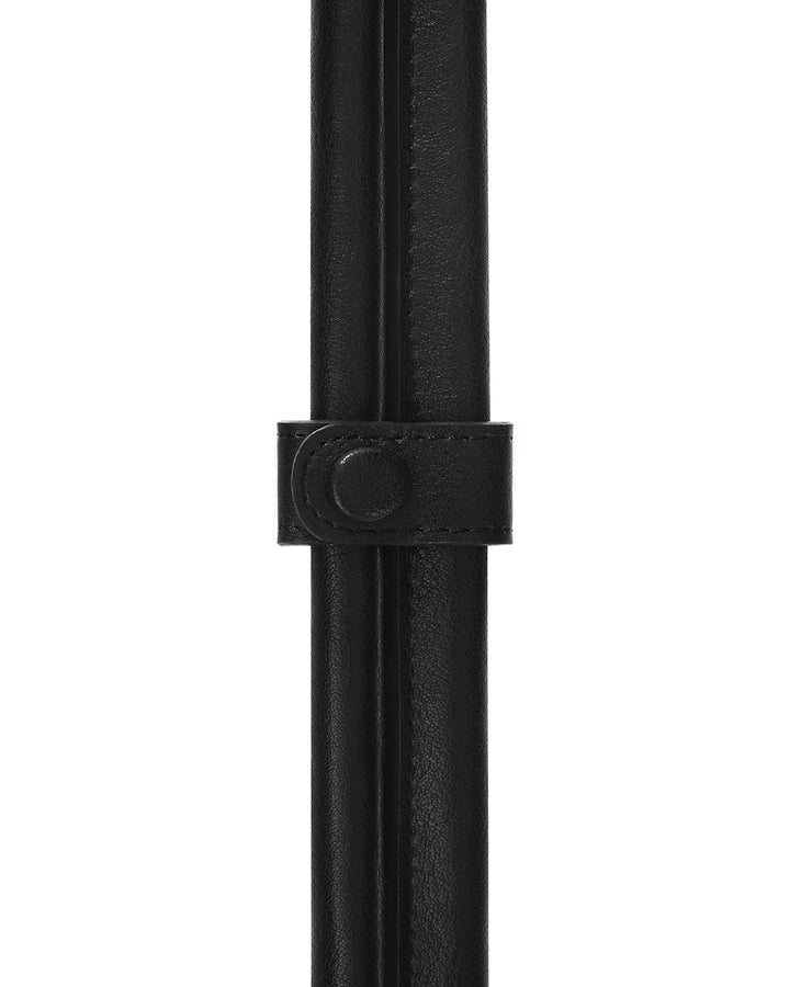 Stand Oil Zuni Bag — Washed Leather Crossbody — Black