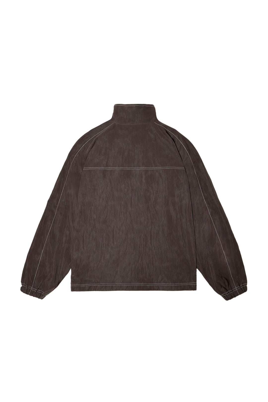 Matin Kim Stitch Point High Neck Jumper — Brown