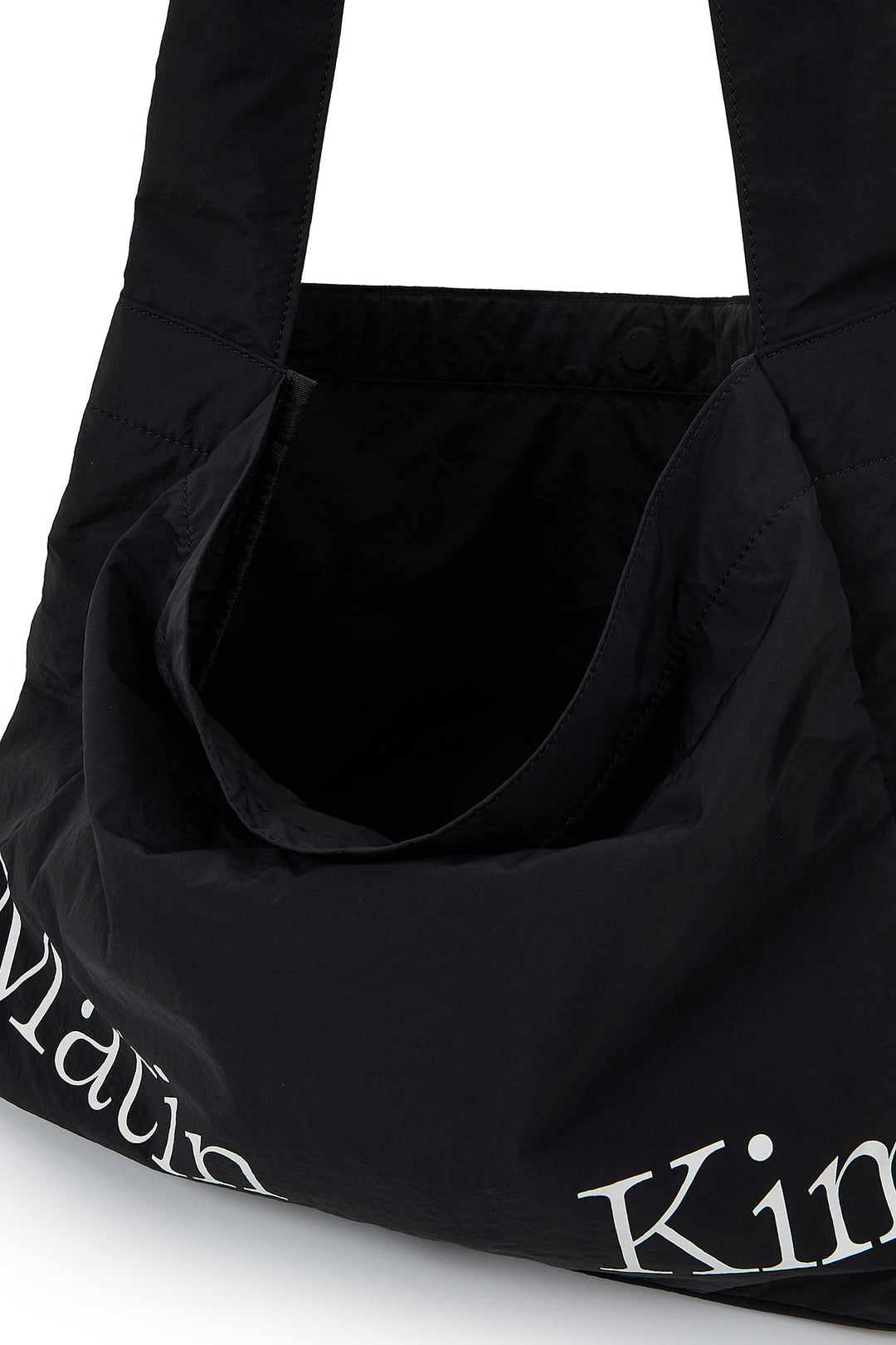 Matin Kim Crisp Big Ecobag — Black