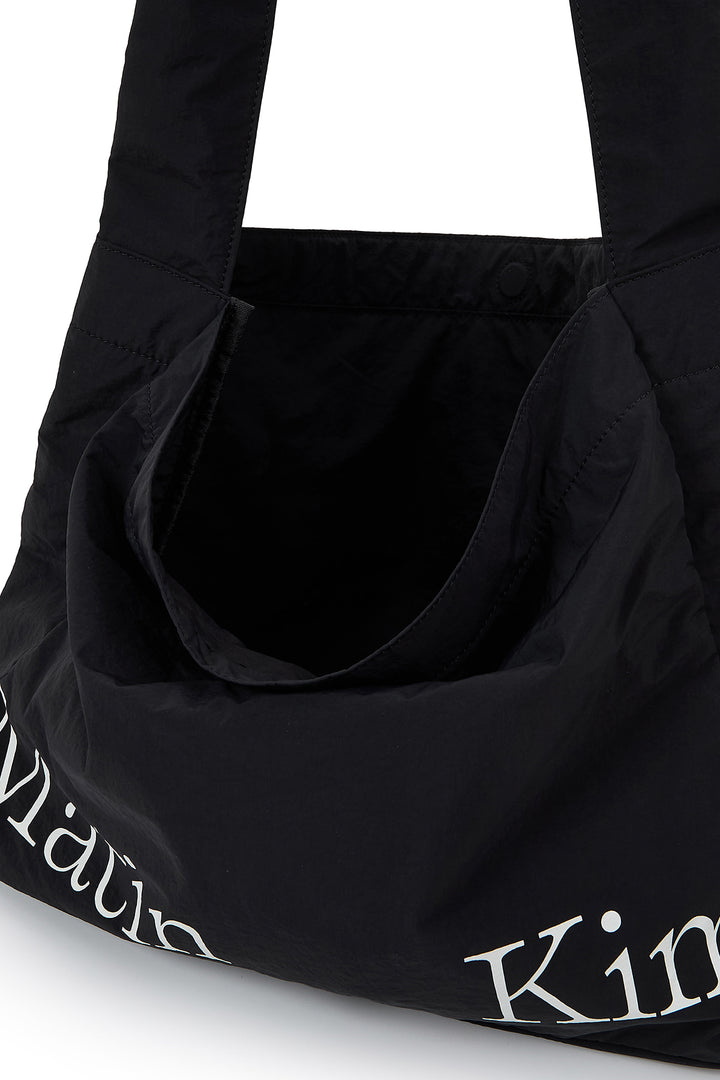 Matin Kim Crisp Big Ecobag — Black