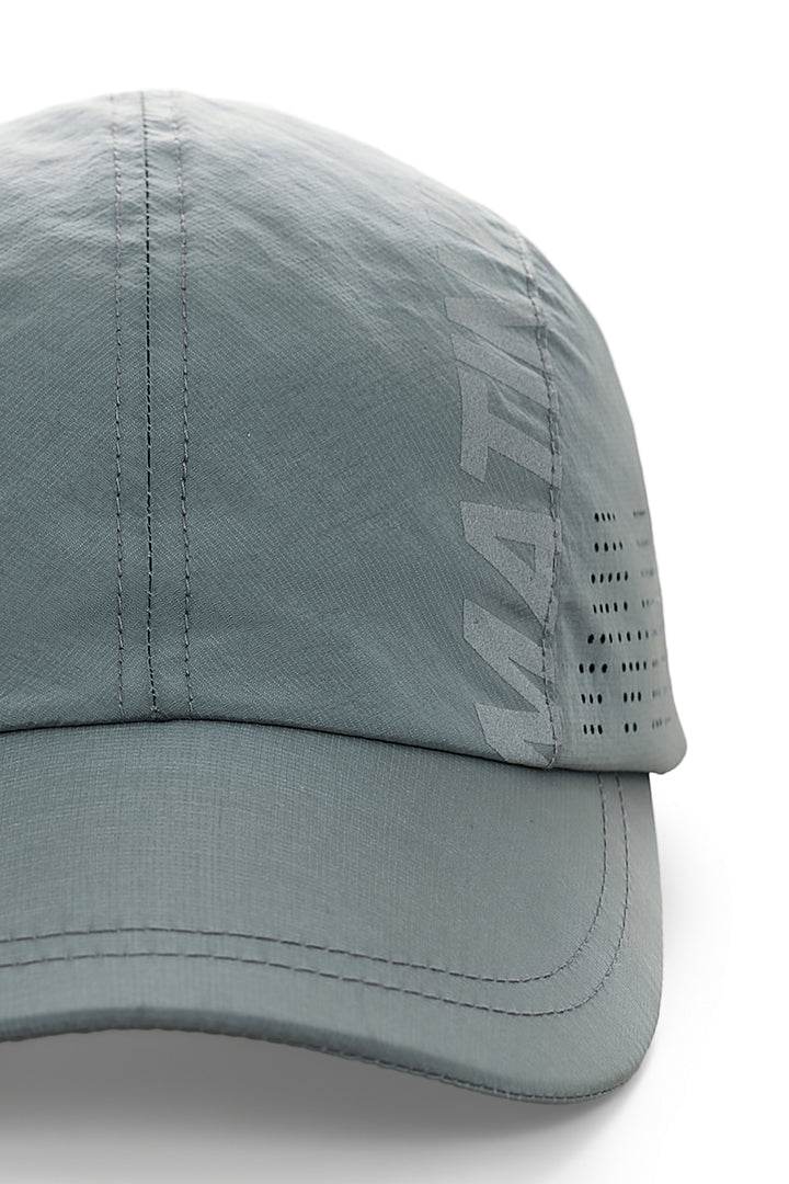 Matin Kim Mesh Logo Sporty Cap — Gray