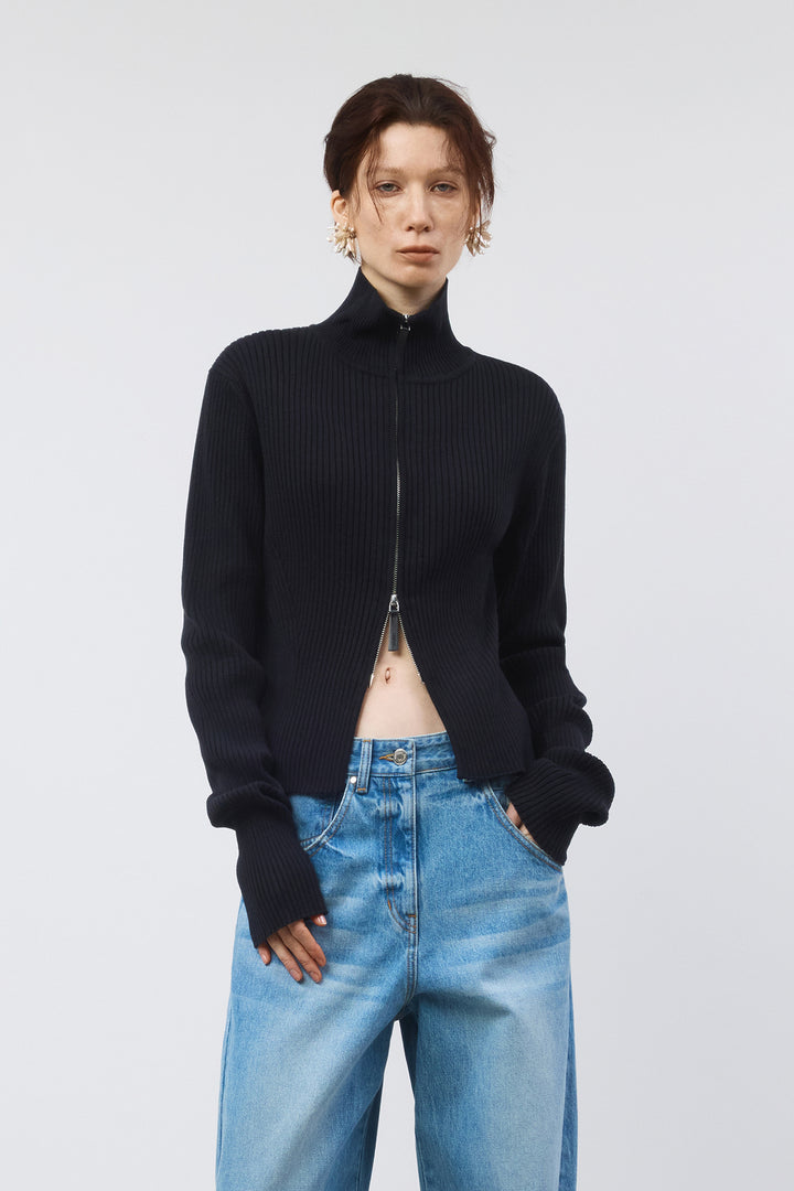 KIMMATIN Cargo Detail Bermuda Shorts — Black