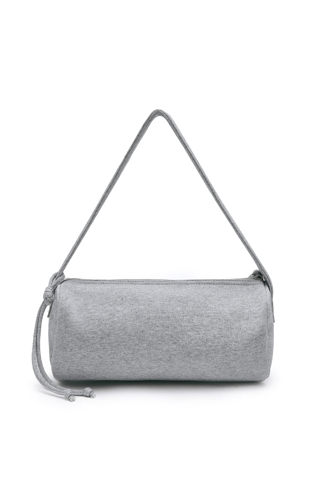 Matin Kim Applique Logo Jersey Duffle Bag — Gray