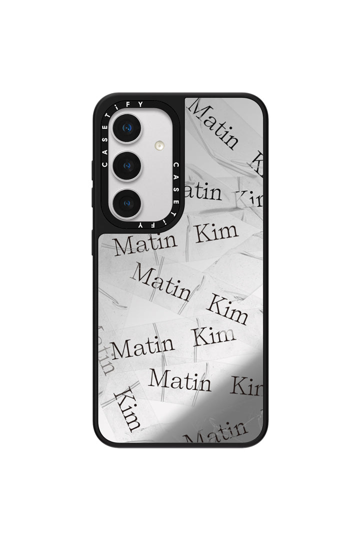 Matin Kim x Casetify Tape Case — Silver
