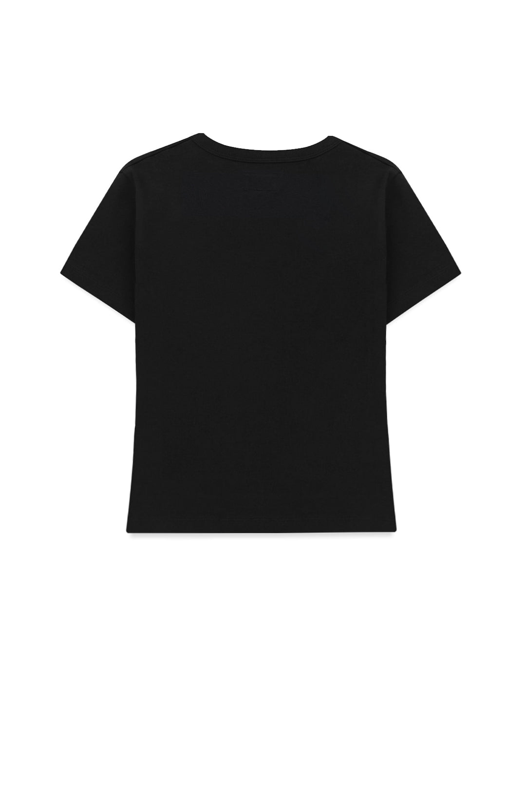 Matin Kim Ghost Artwork Crop Top — Black