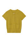 Matin Kim Pocket Point Half Cardigan — Olive