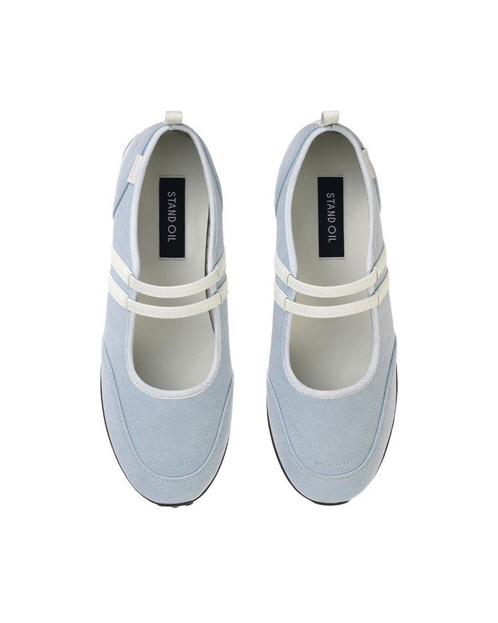 Stand Oil Strap Mary Jane Sneaker — Blue Combi