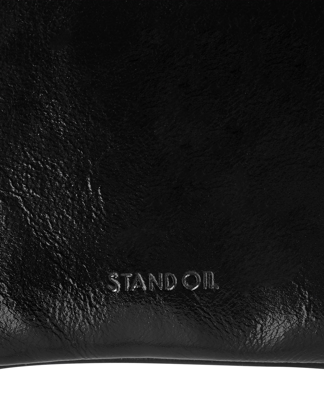Stand Oil Cookie Accordion Bag — Black