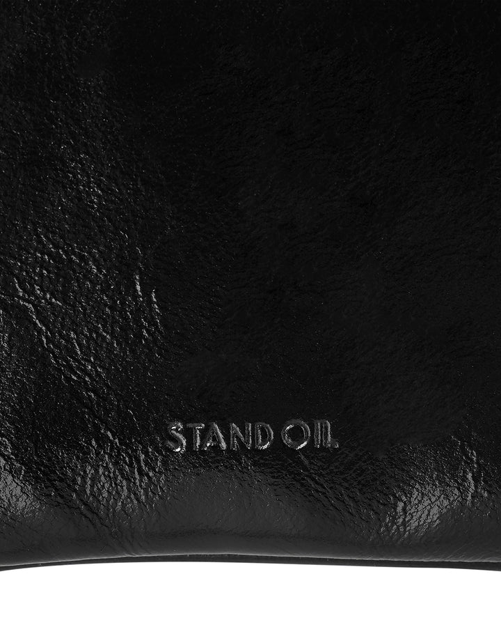 Stand Oil Cookie Accordion Bag — Black