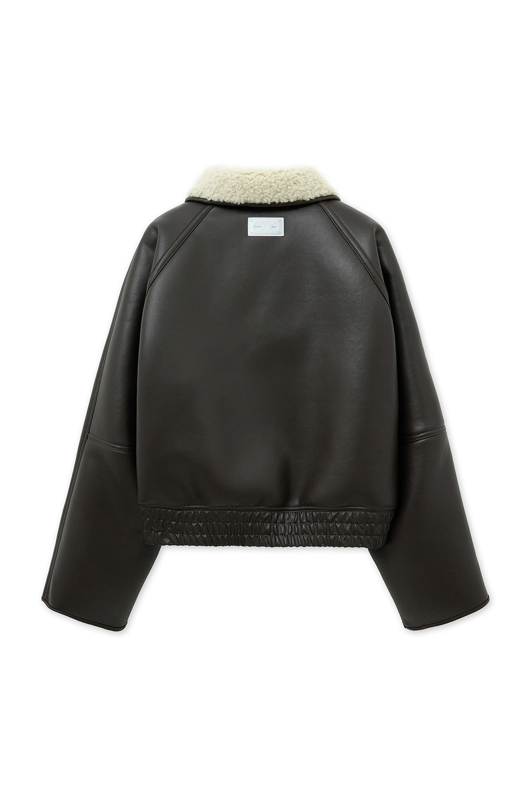 Matin Kim Fur Collar Mustang Jumper Dark — Brown