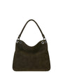Stand Oil Lua Bag — Nubuck Crossbody — Khaki Brown
