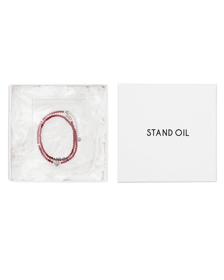 Stand Oil Jamano Rose Necklace — Red