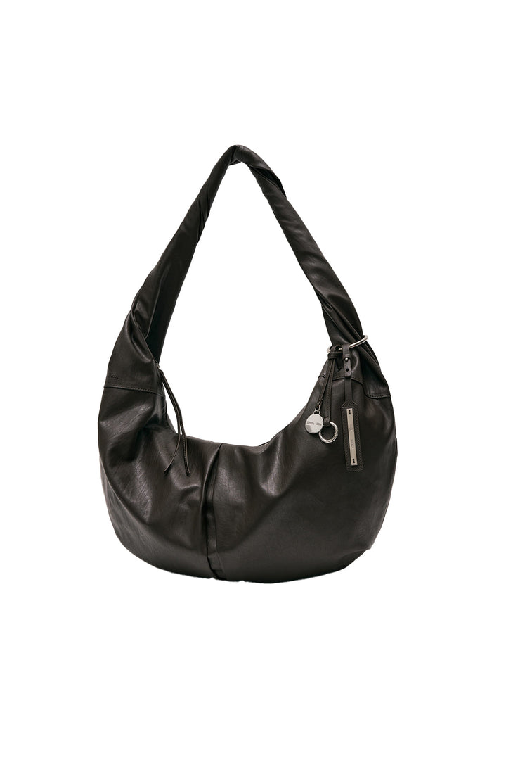 Matin Kim Twist Handle Large Hobo Bag — Brown