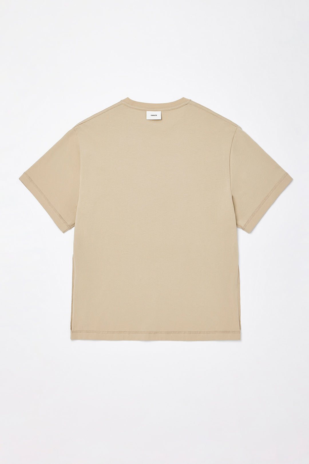 KIMMATIN Rose Print Oversize Tee — Beige