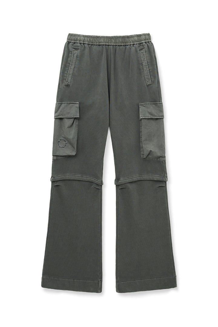 Matin Kim Pigment Dyed Cargo Pants — Charcoal