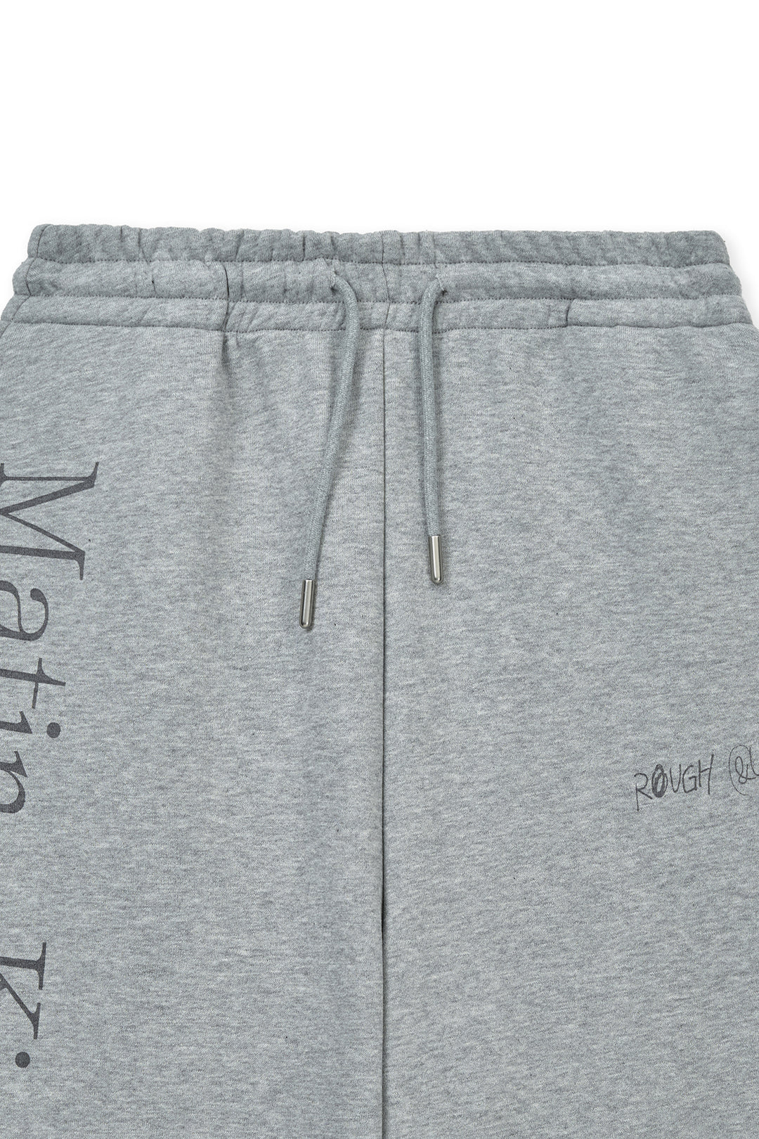 Matin Kim Essential Logo Sweatpants — Gray
