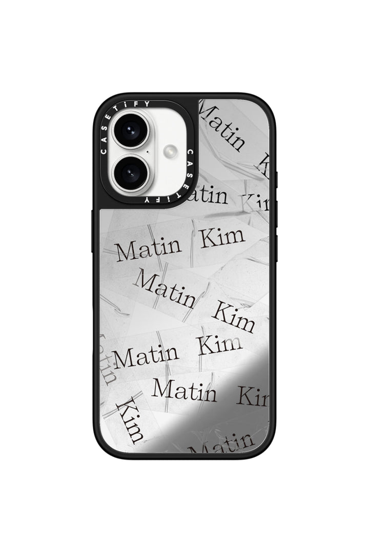 Matin Kim x Casetify Tape Case — Silver