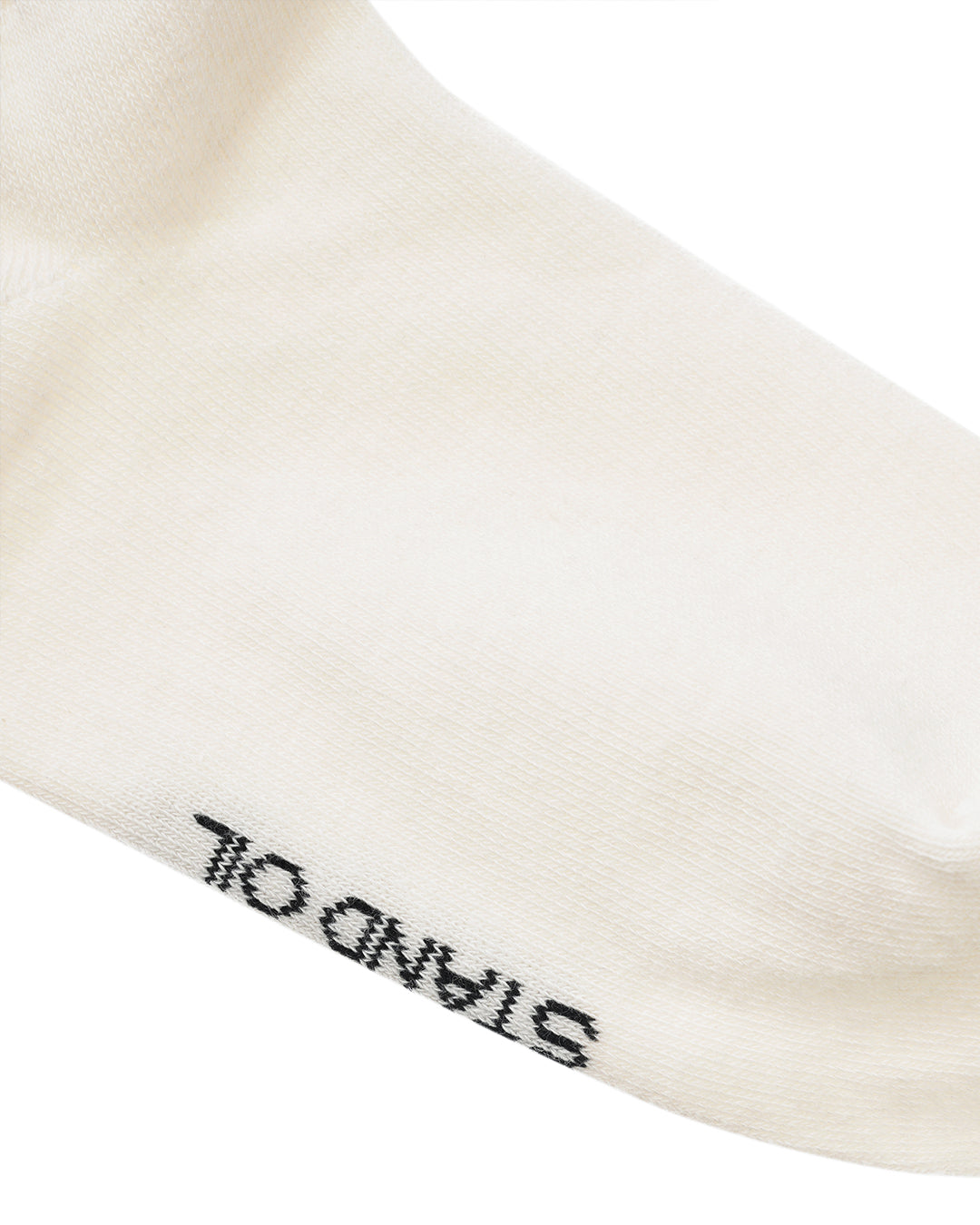 Stand Oil Heart Button Knee Socks — Cream