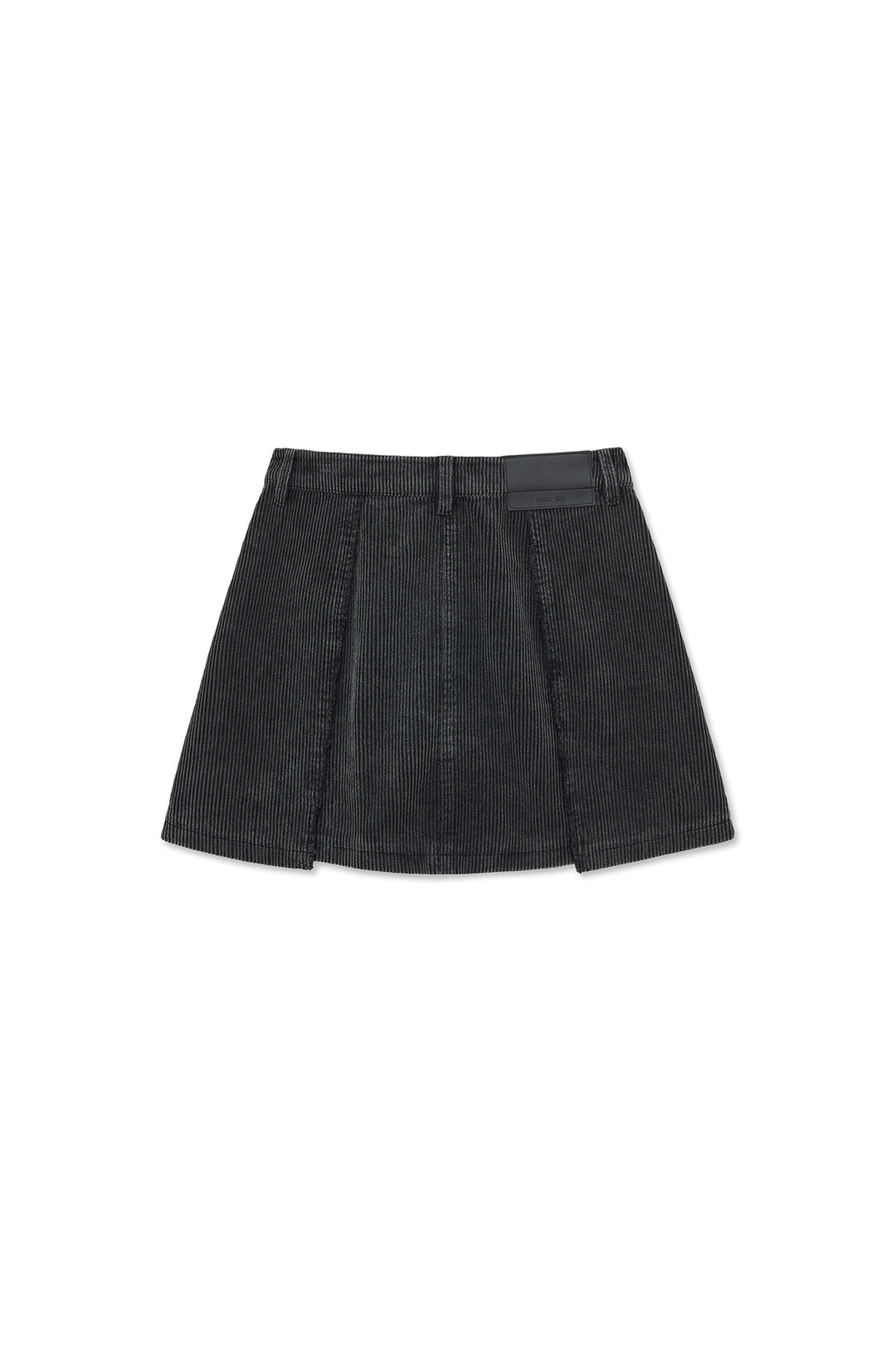 Matin Kim Washed Corduroy Wrap Skirt — Black