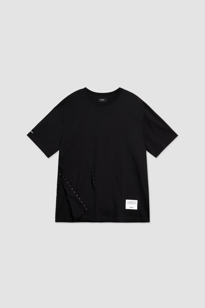 KIMMATIN Hook and Eye Point Two Way Top — Black