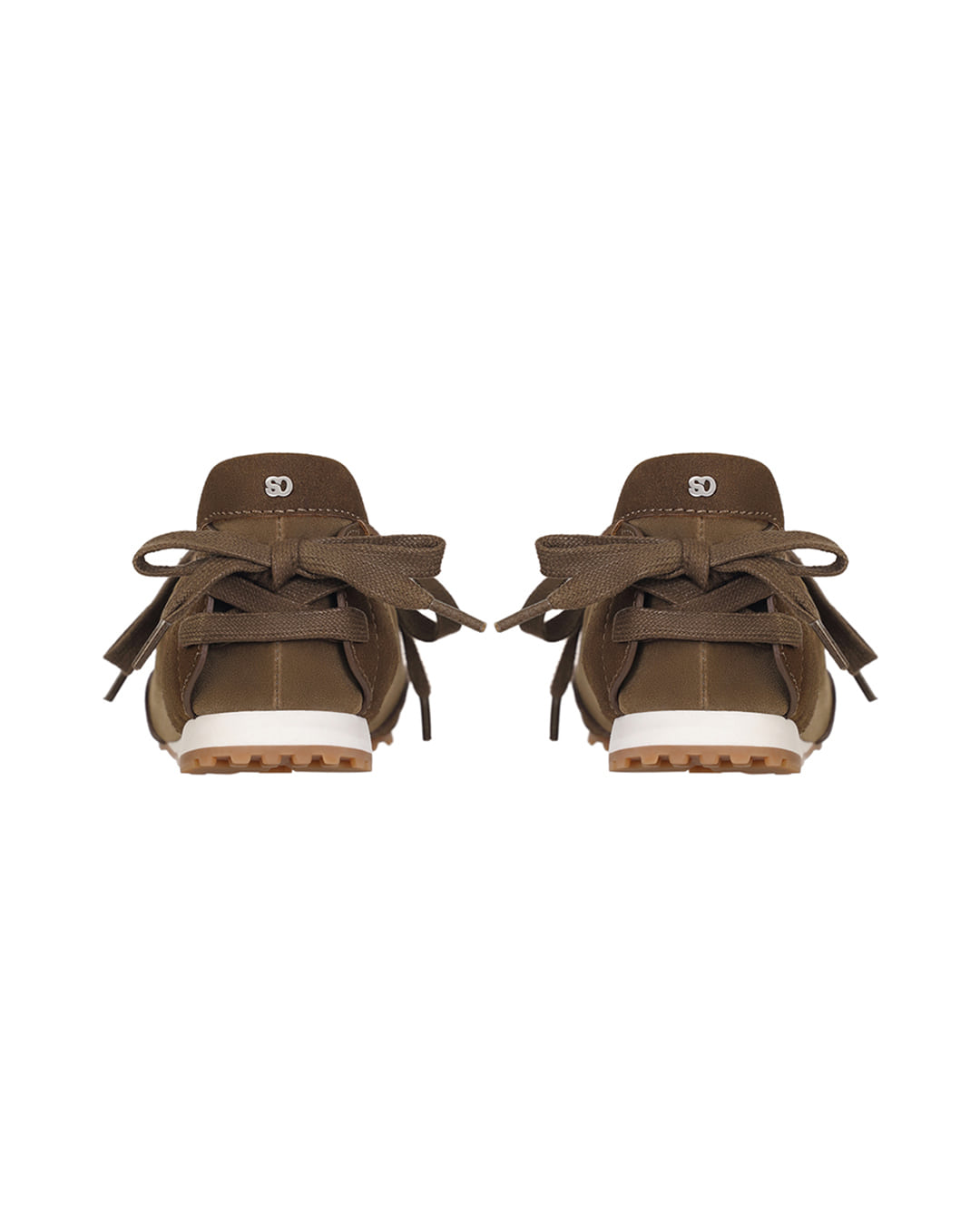 Stand Oil Double Tied Sneakers — Camel