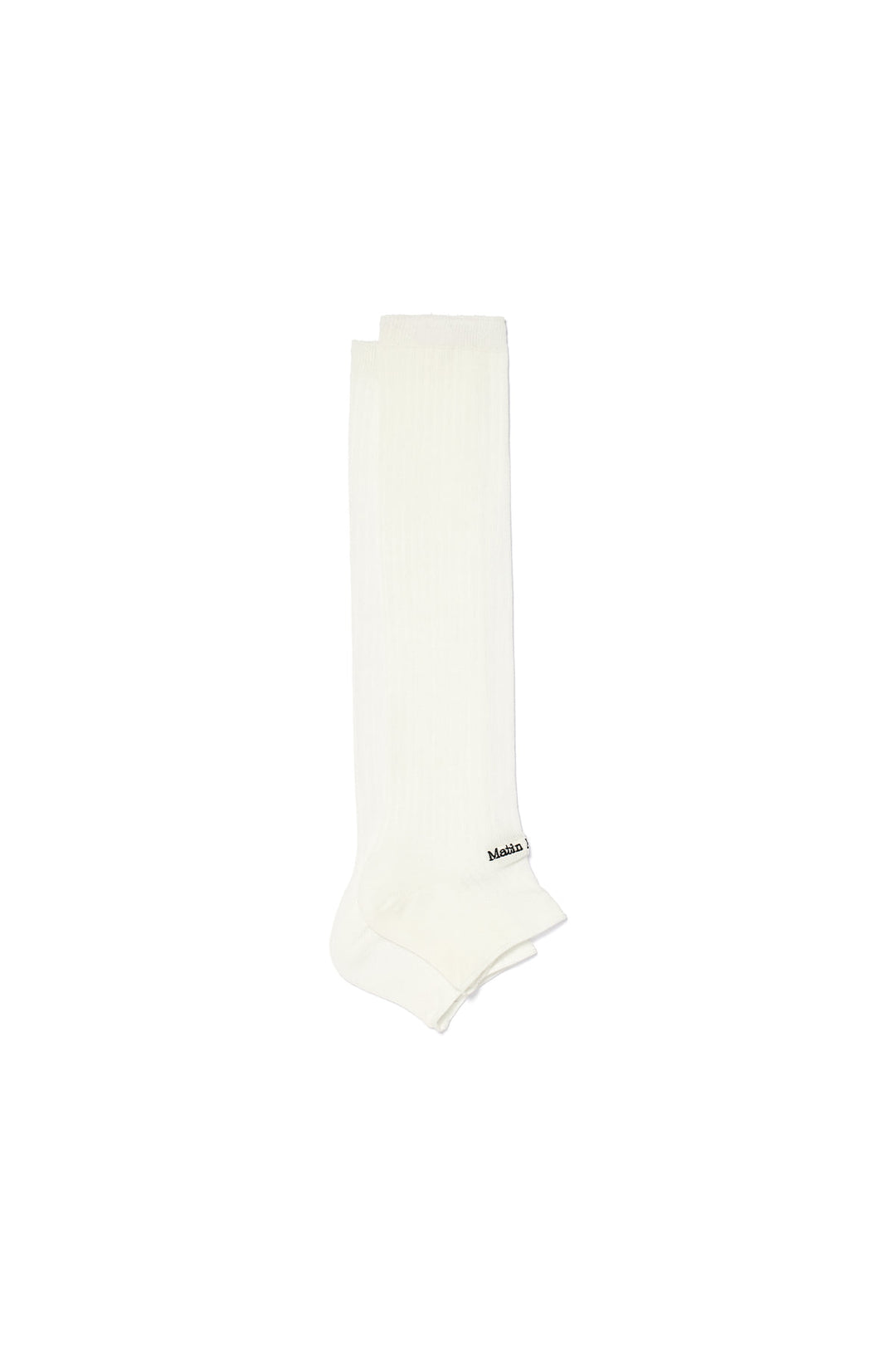 Matin Kim Soft Warmer Half Knee Socks — White