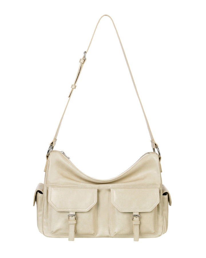 Stand Oil Joey Bag — Structured Crossbody — Cream