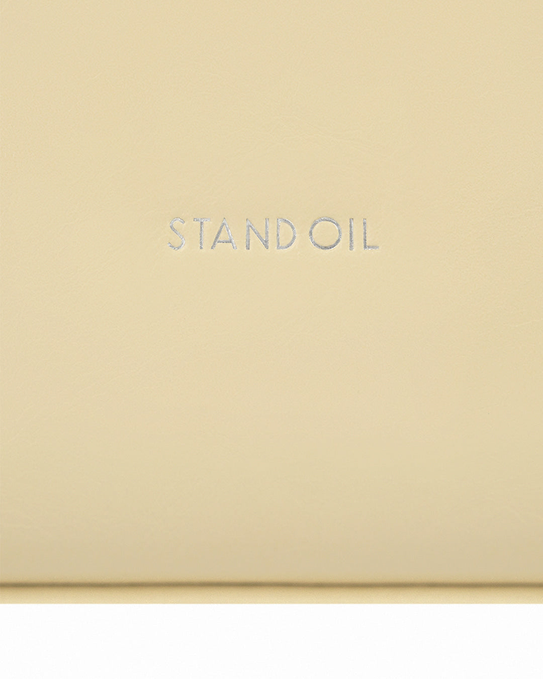 Stand Oil Melly Bag — Glossy Wrinkle Leather — Butter