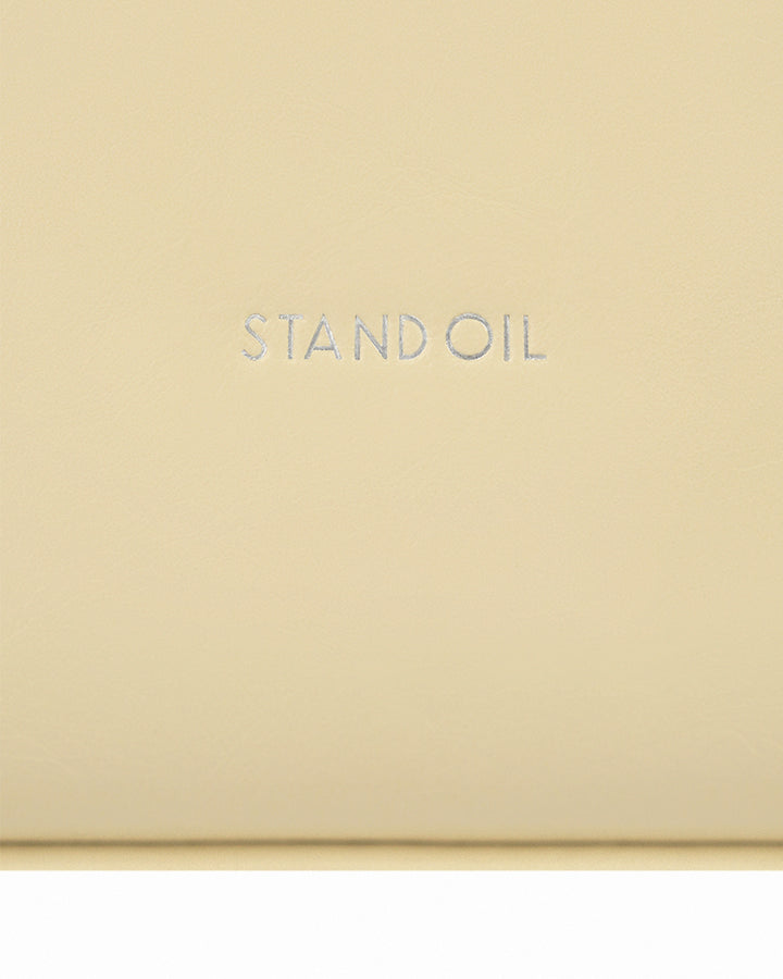 Stand Oil Melly Bag — Glossy Wrinkle Leather — Butter